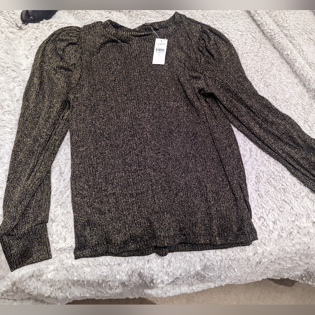 Metallic Thread Sweater
